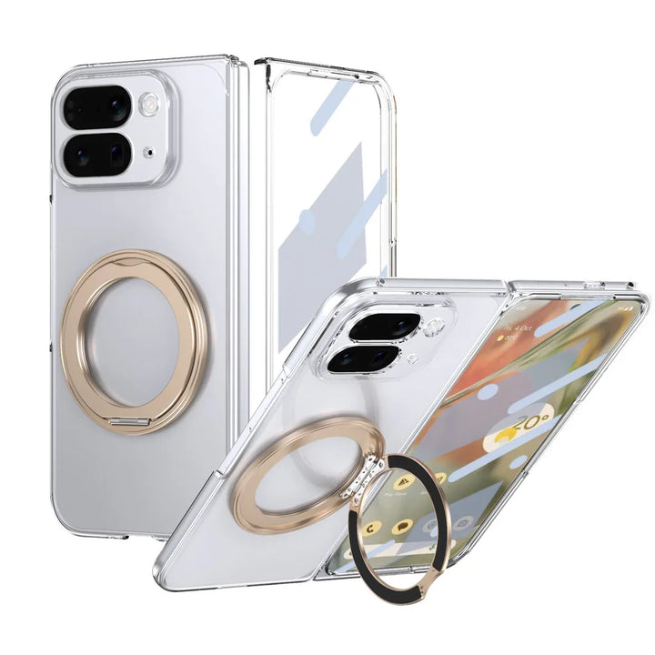 Clear Magnetic Ring Case with Kickstand