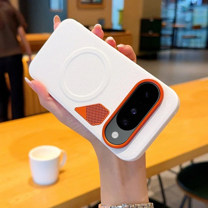 Leather Grip MagSafe Case