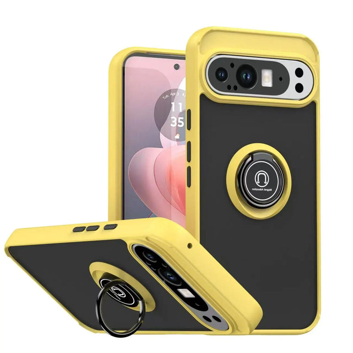 Shockproof Ring Case with Kickstand