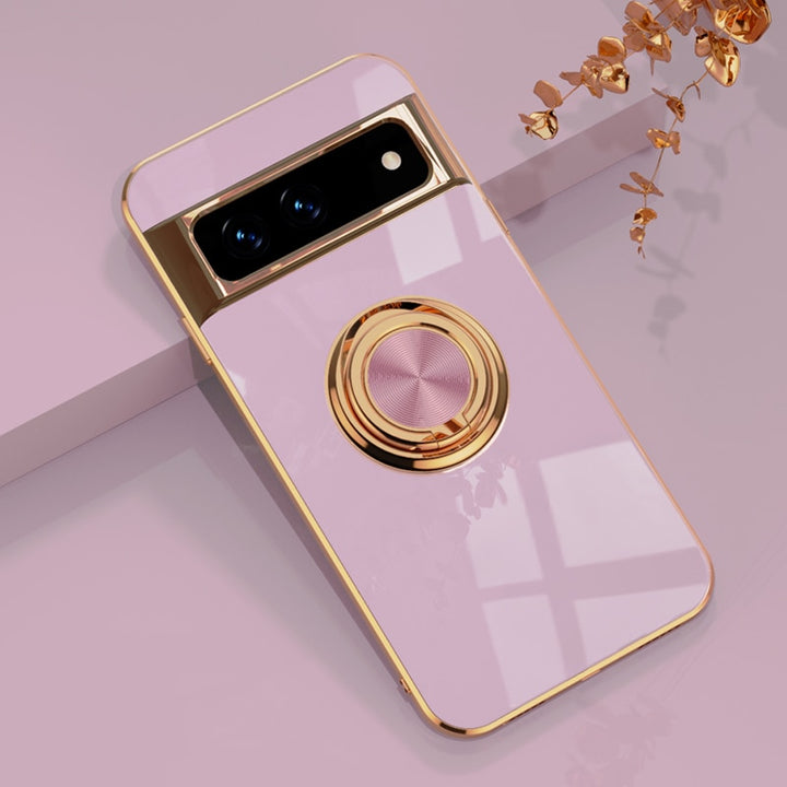 Luxury Plating Silicone Shockproof Phone Case For Google Pixel 7 Series - The Pixel Store