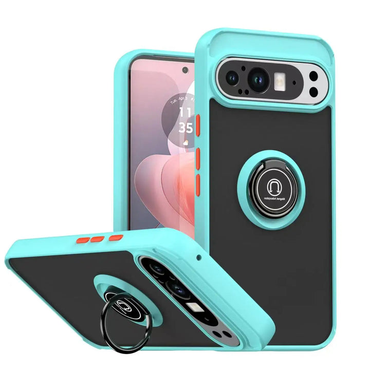 Shockproof Ring Case with Kickstand