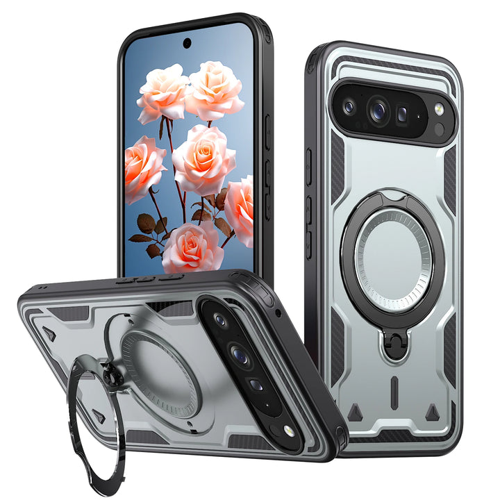 Magnetic Ring Case with 360° Grip - The Pixel Store