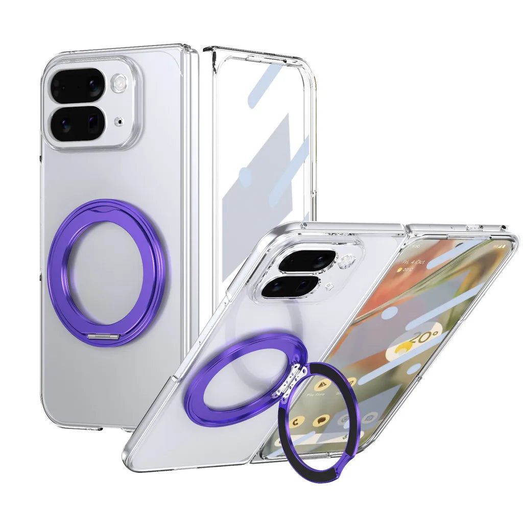 Clear Magnetic Ring Case with Kickstand