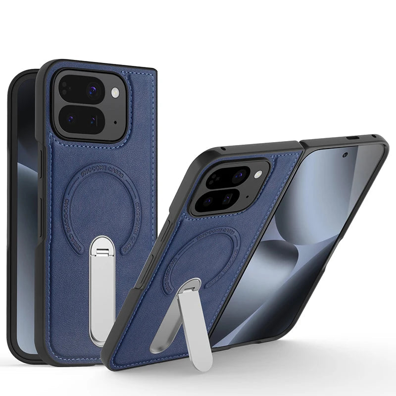Magnetic Leather Case with Stand For Pixel Fold