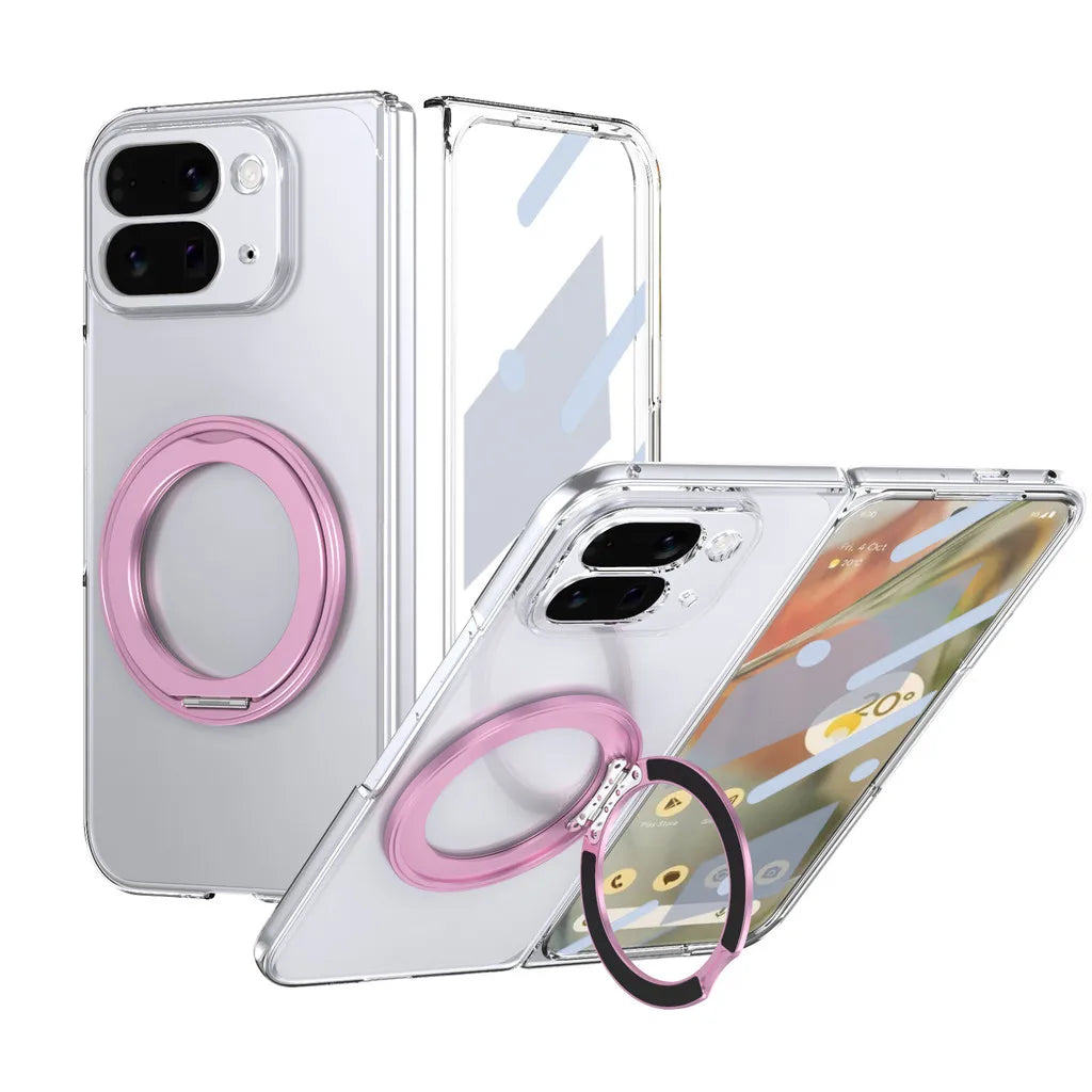 Clear Magnetic Ring Case with Kickstand