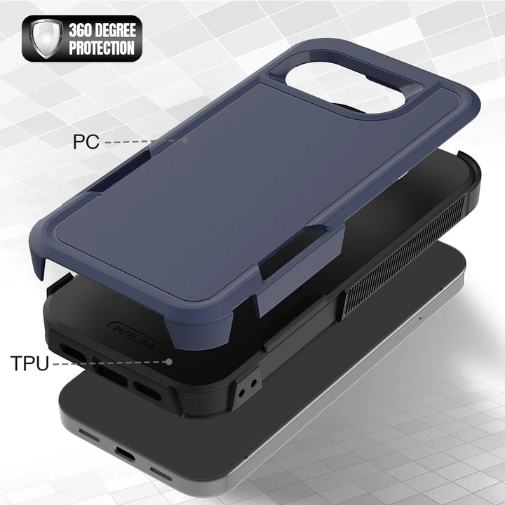 Rugged Armor Case with Grip For Pixel 10a
