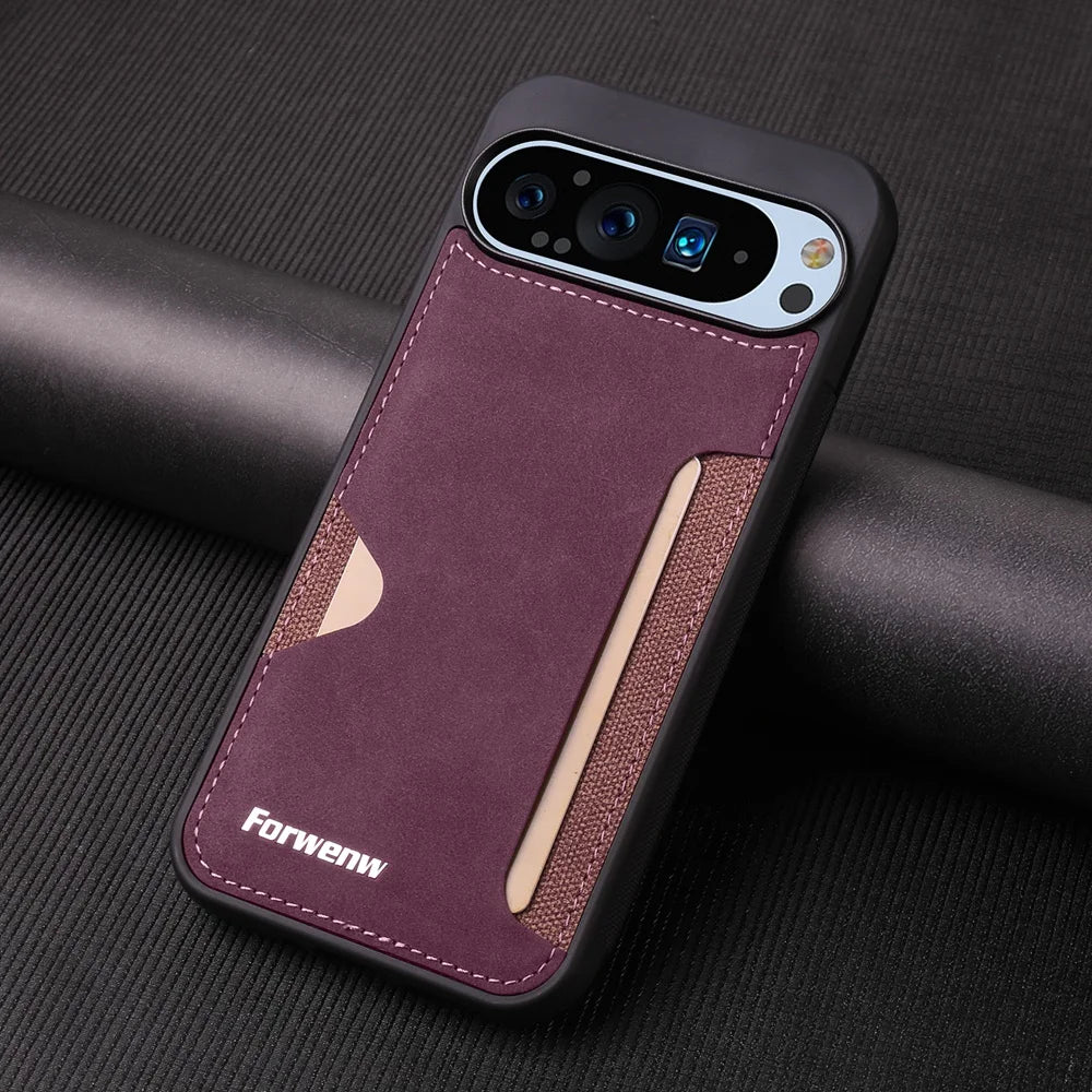 Card Slot Leather Case