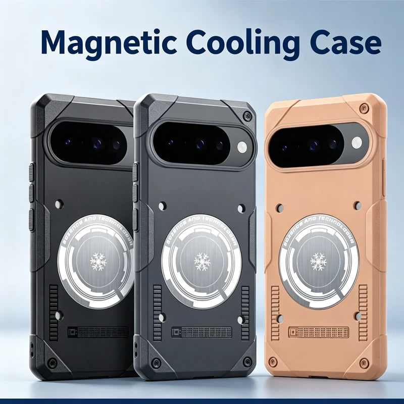 Magnetic Cooling Armor Case For Pixel Series
