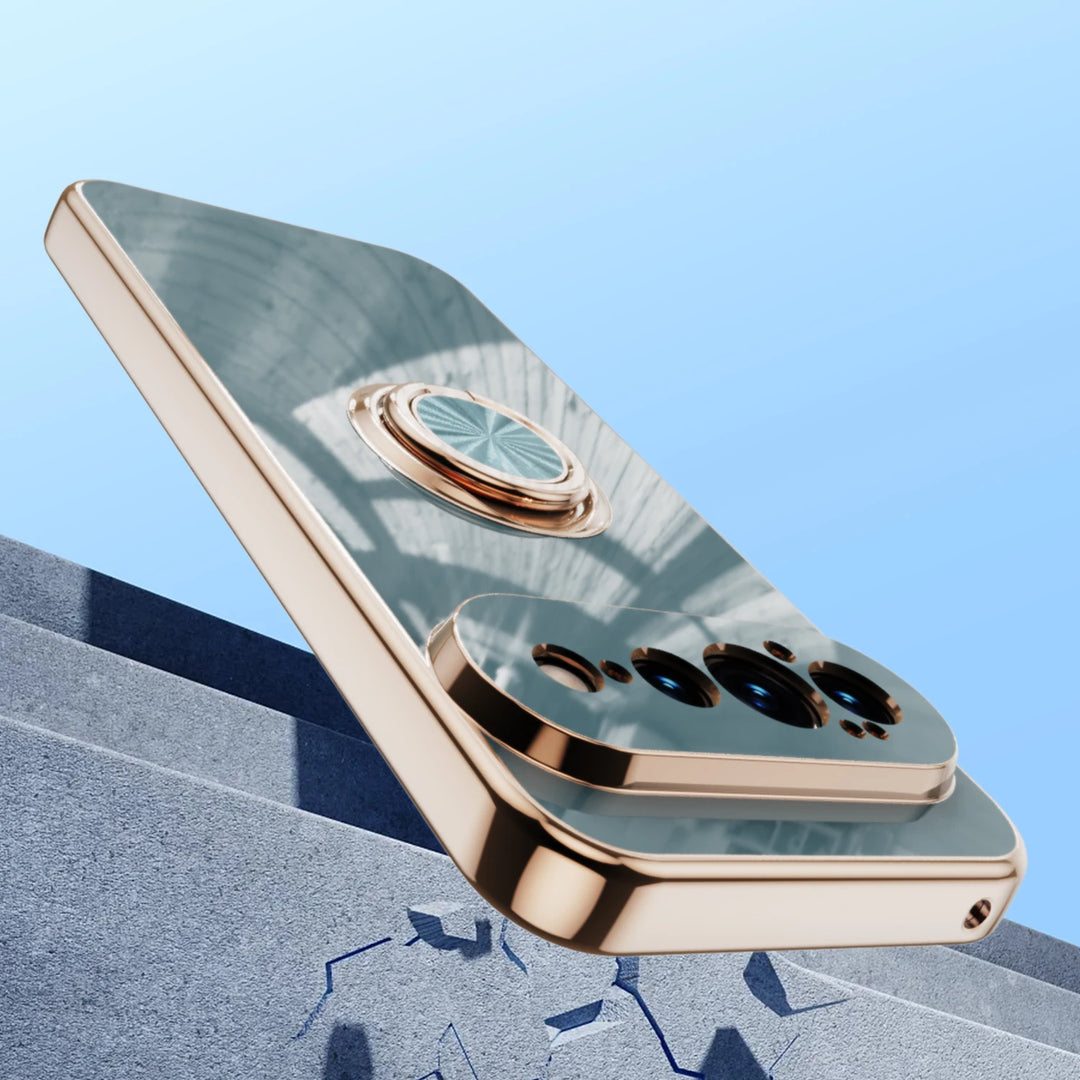 Luxury Magnetic Ring Holder Case