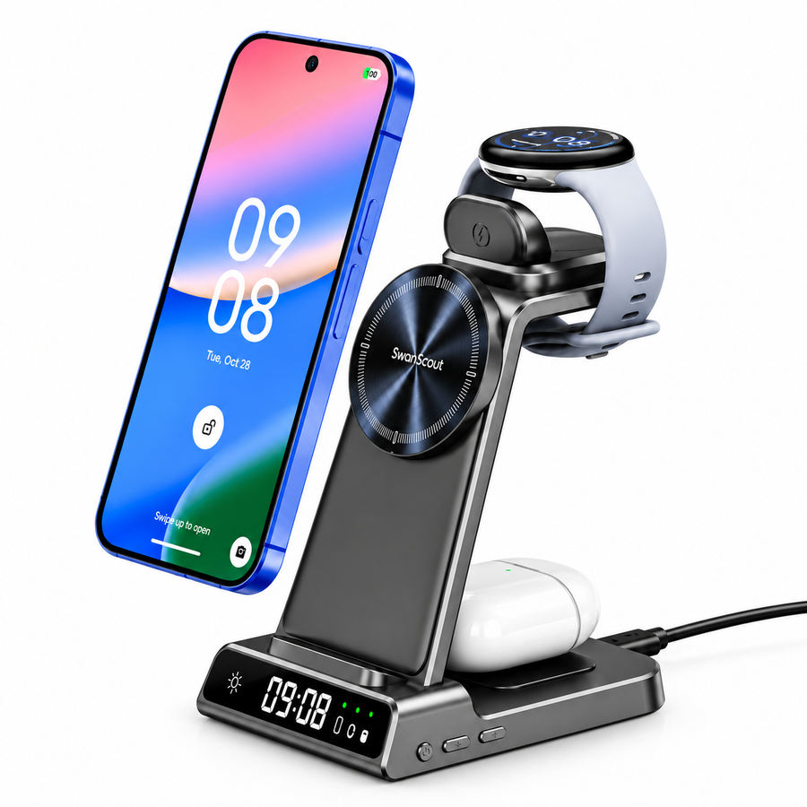 3-in-1 Magnetic Charging Station for Google Pixel