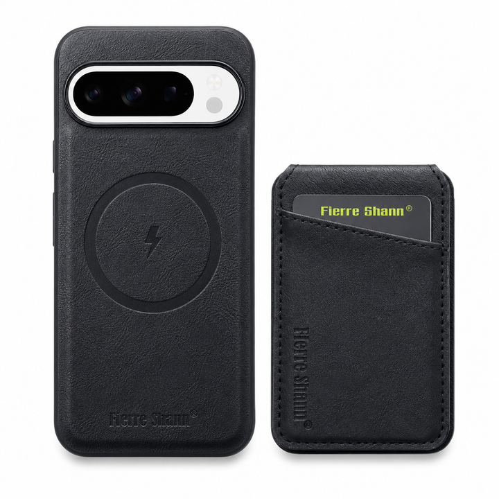 Detachable Leather Wallet Case For Pixel Series
