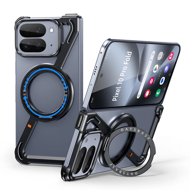 Magnetic Frameless Case & Rotatable Stand