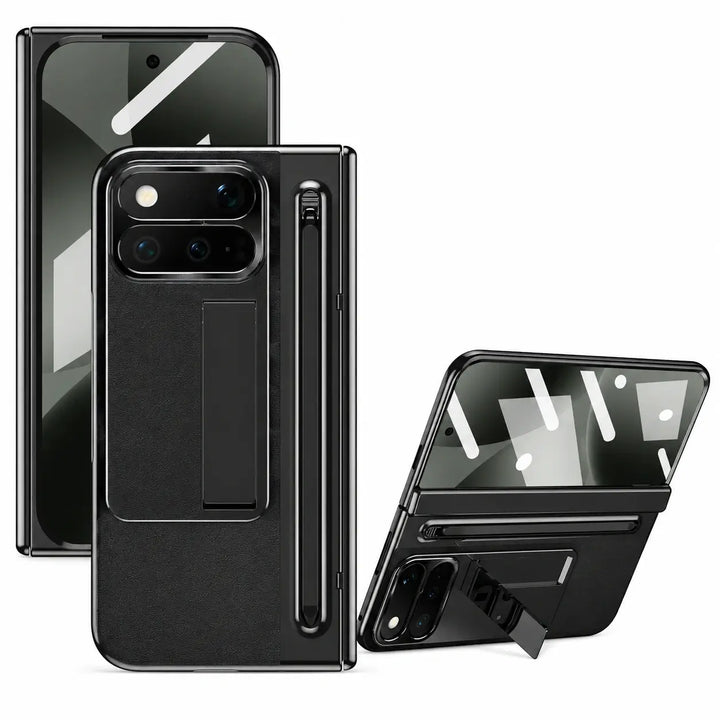 Vintage Leather Stand Case For Pixel Fold Series