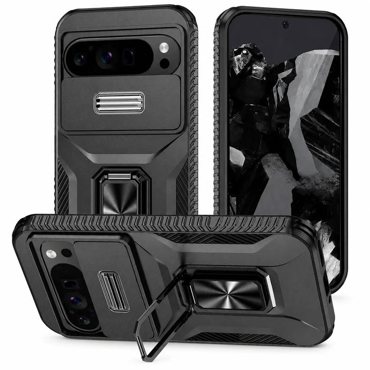 Rugged Armor Case with Camera Cover & Stand