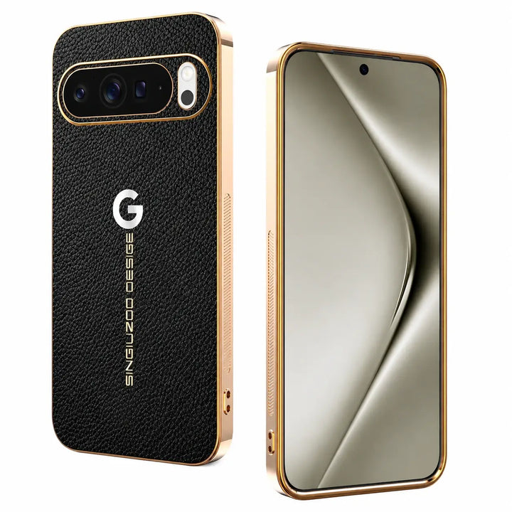 Luxe Leather Armor Case For Google Pixel