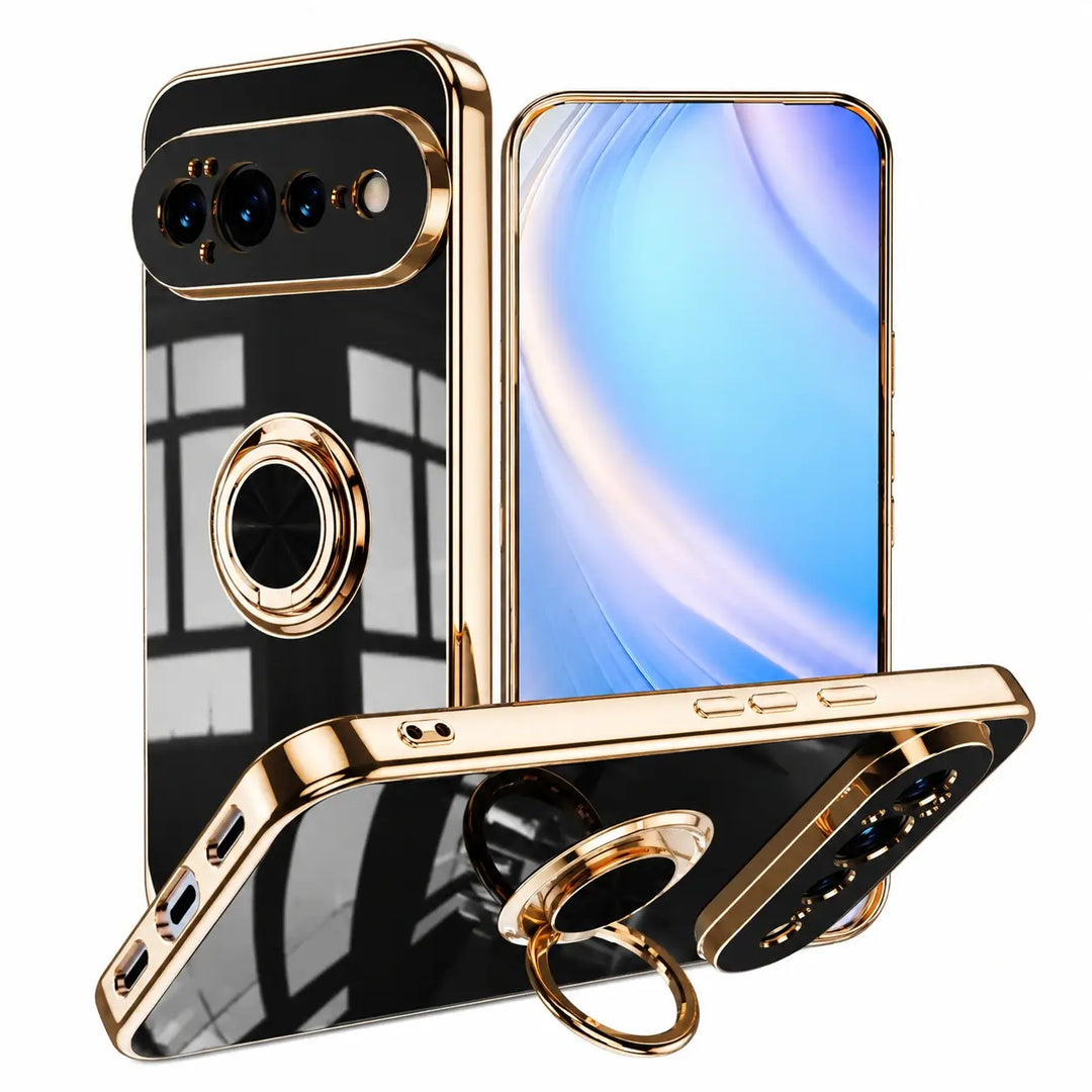 Luxury Magnetic Ring Holder Case