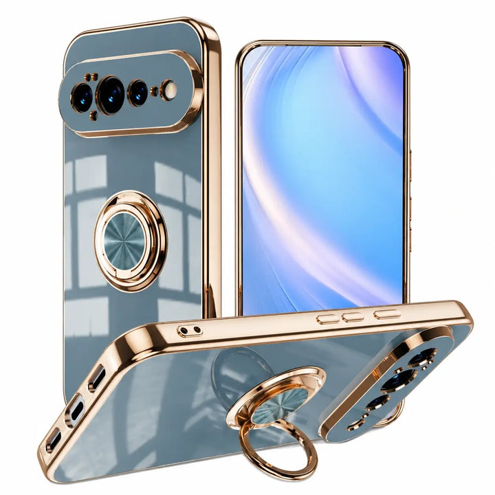 Luxury Magnetic Ring Holder Case