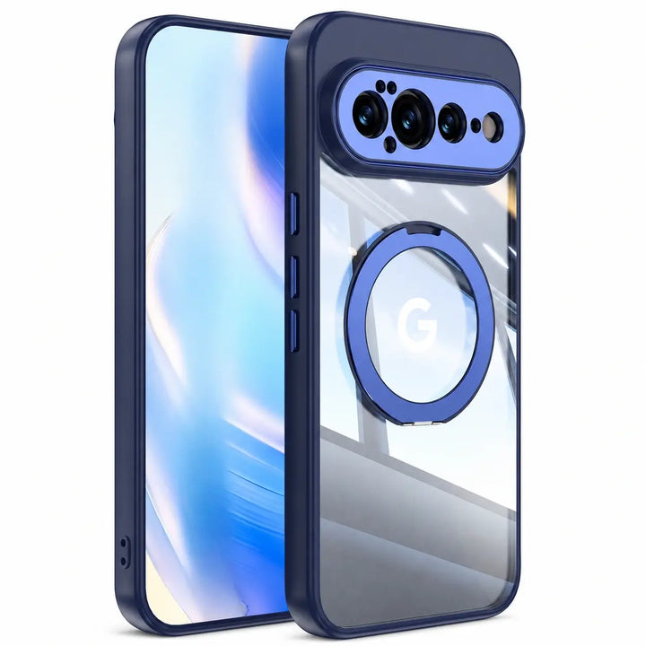 Magnetic Ring Clear Case with Stand For Pixel Series