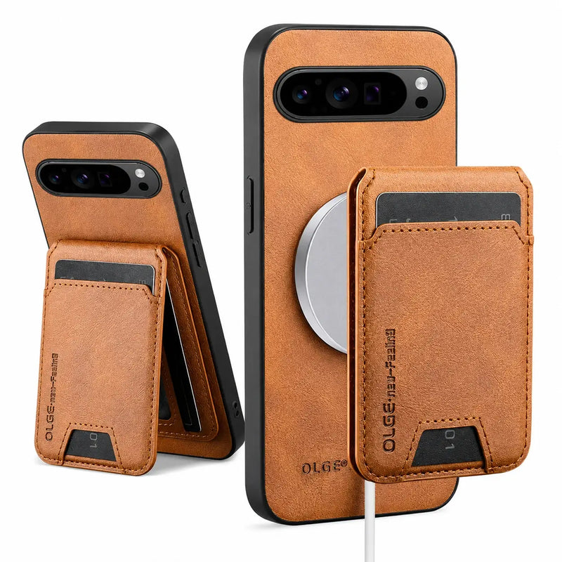 Magnetic Detachable Wallet Case For Google Pixel 11