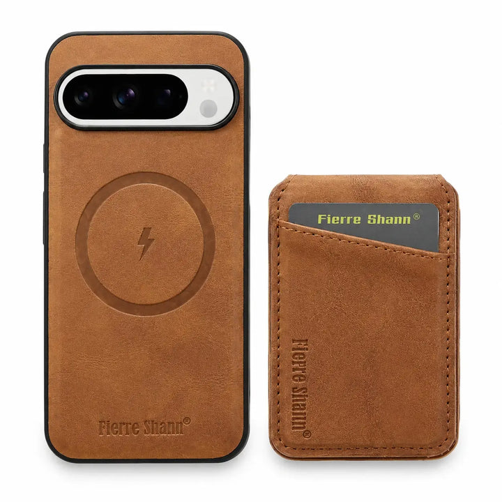 Detachable Leather Wallet Case For Pixel Series