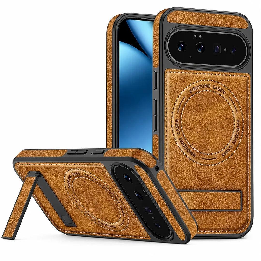 Magnetic Leather Kickstand Case For Pixel Series