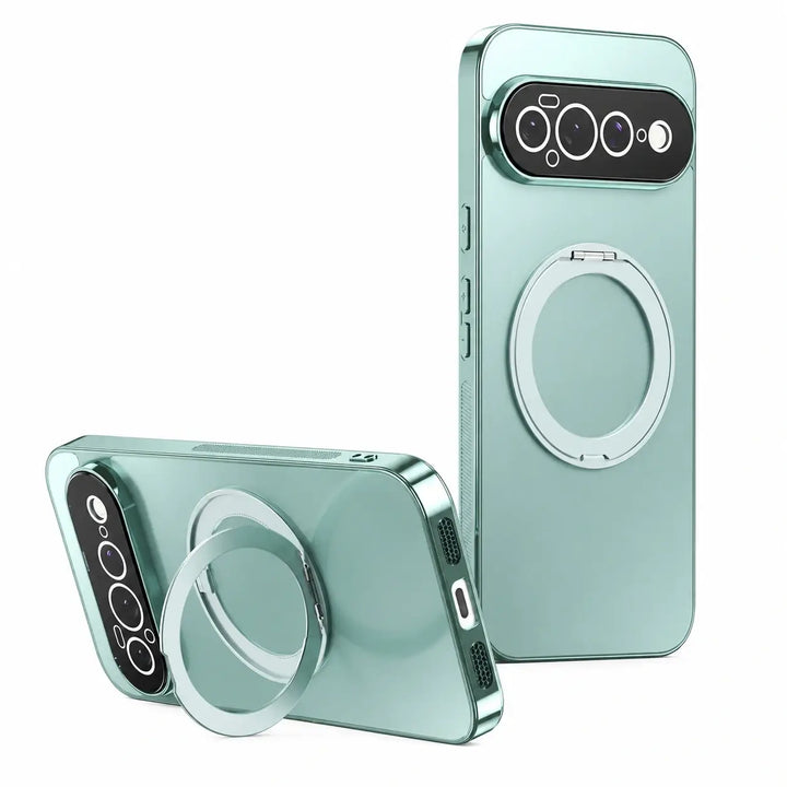 Magnetic Ring Stand Case with Camera Protection