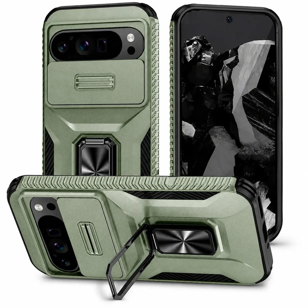 Rugged Armor Case with Camera Cover & Stand