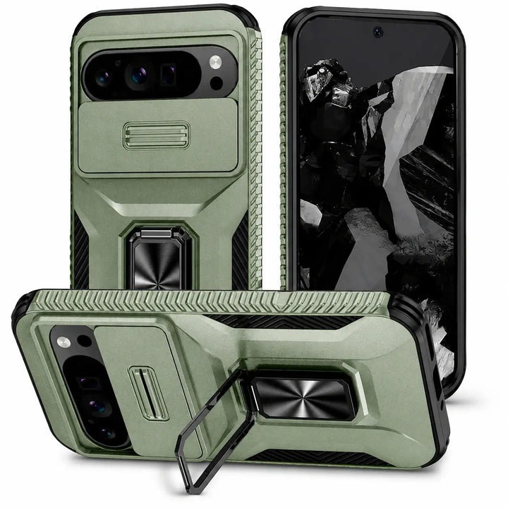Rugged Armor Case with Camera Cover & Stand
