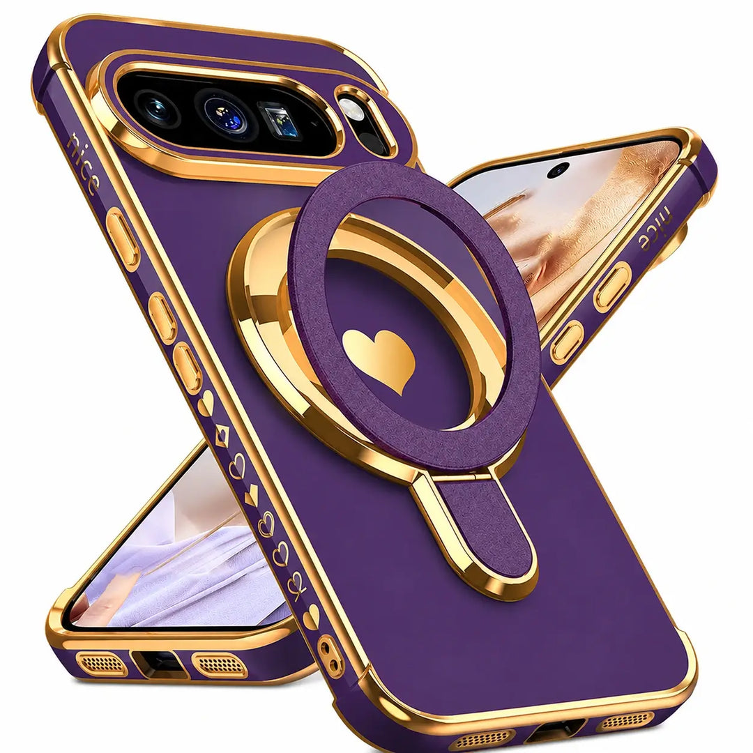 Heart Ring Stand Case for Google Pixel Series