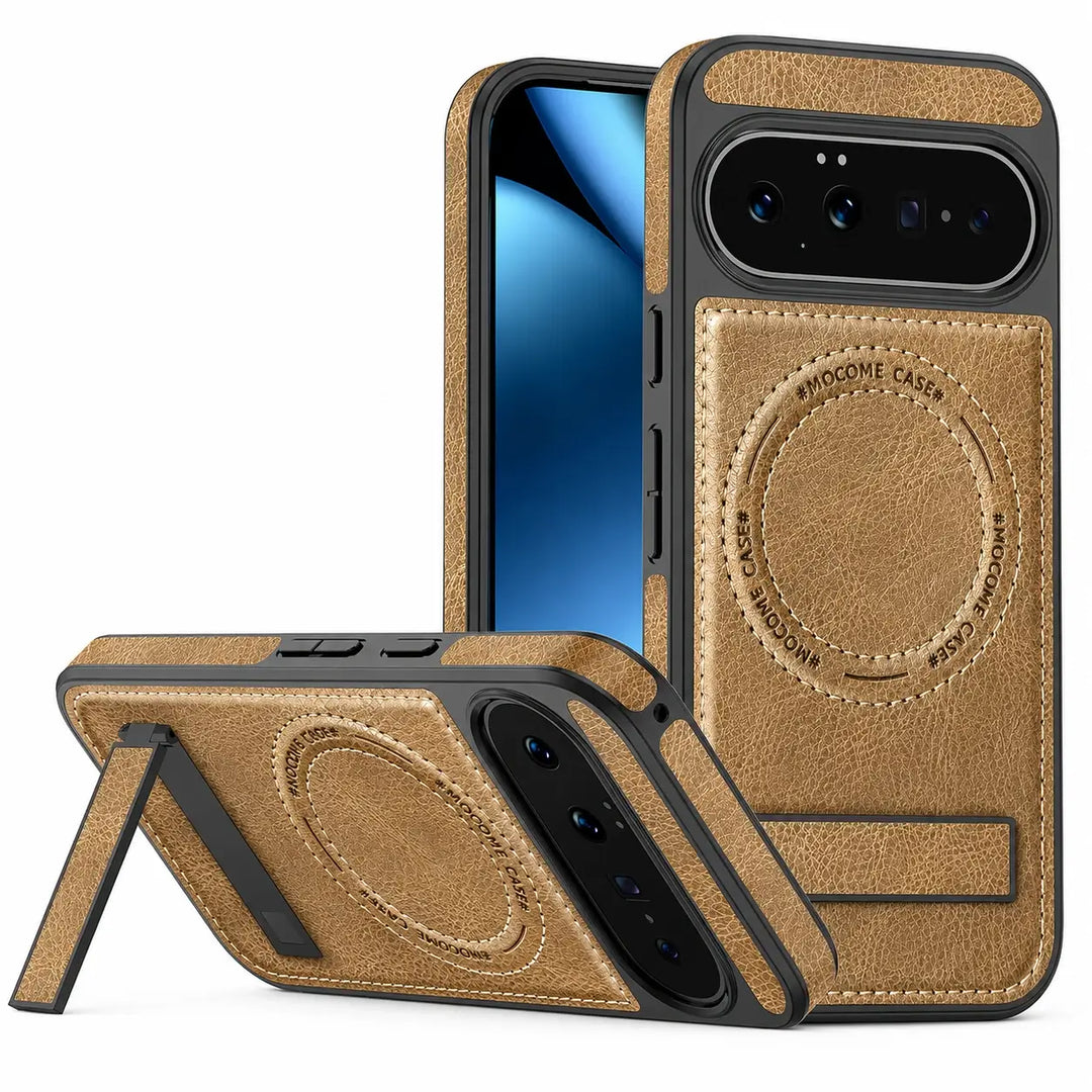 Magnetic Leather Kickstand Case For Pixel Series