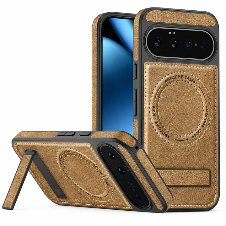 Magnetic Leather Kickstand Case For Pixel Series