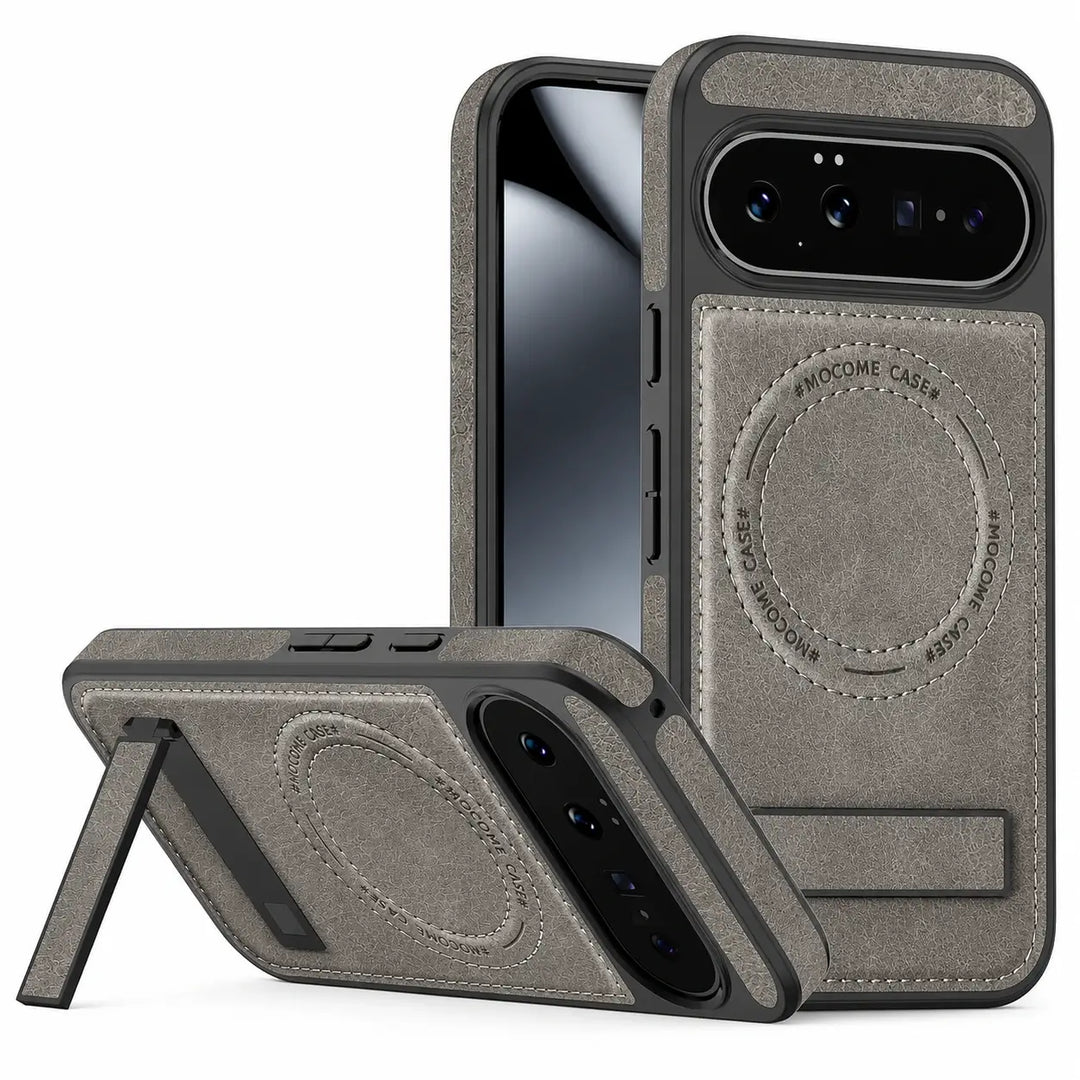 Magnetic Leather Kickstand Case For Pixel Series