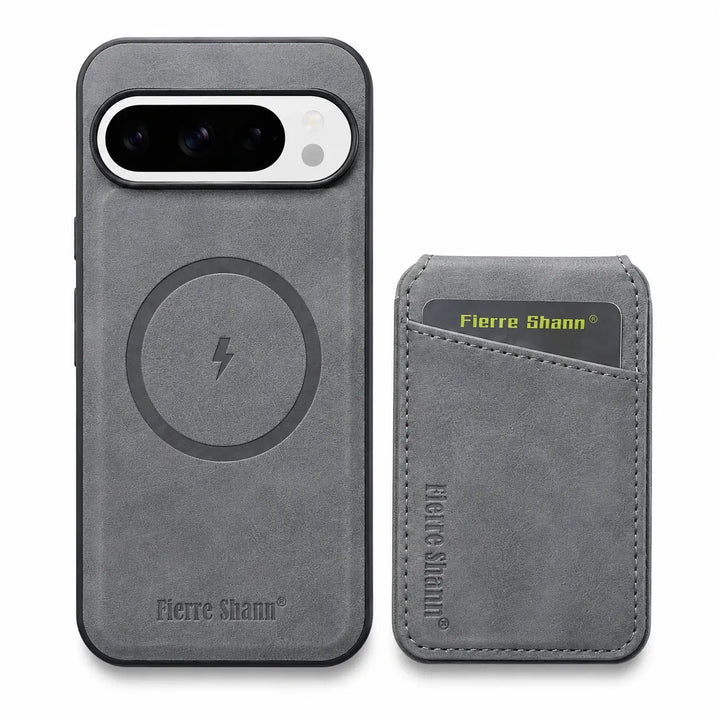 Detachable Leather Wallet Case For Pixel Series