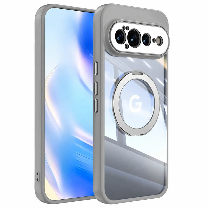 Magnetic Ring Clear Case with Stand For Pixel Series