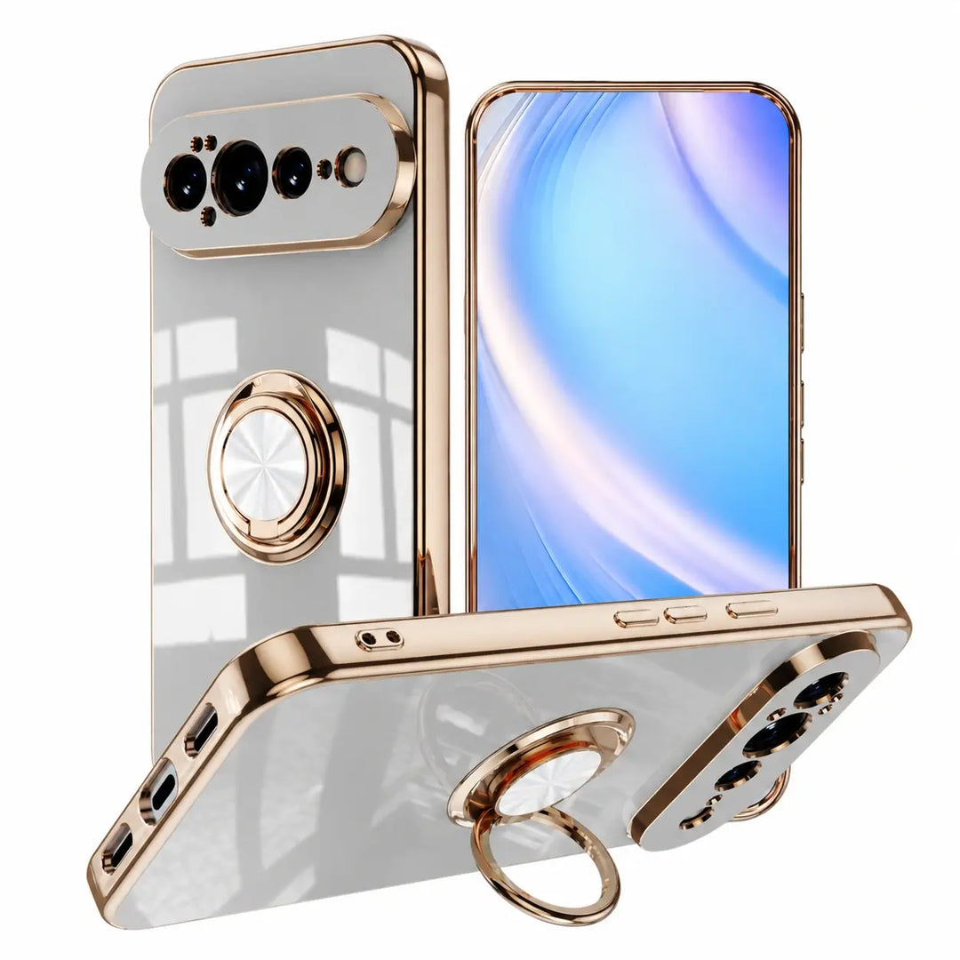 Luxury Magnetic Ring Holder Case