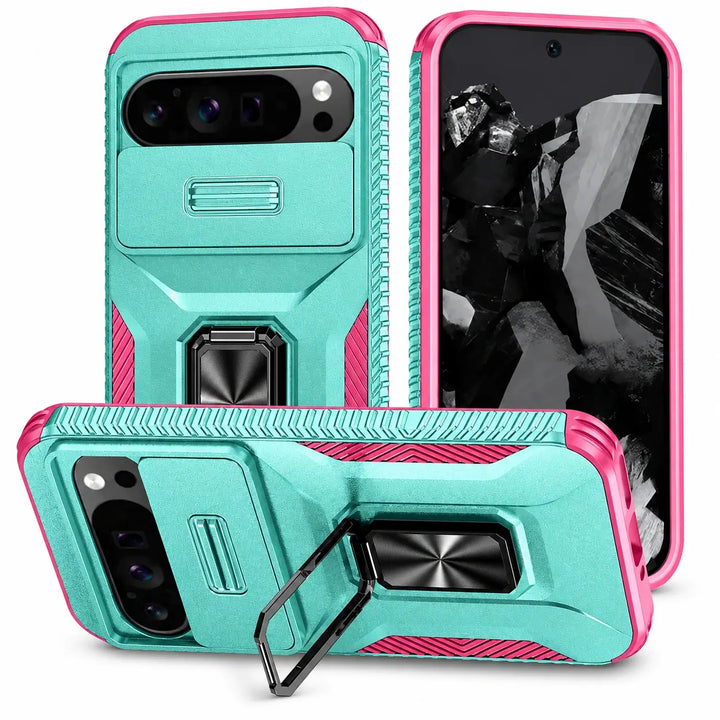 Rugged Armor Case with Camera Cover & Stand
