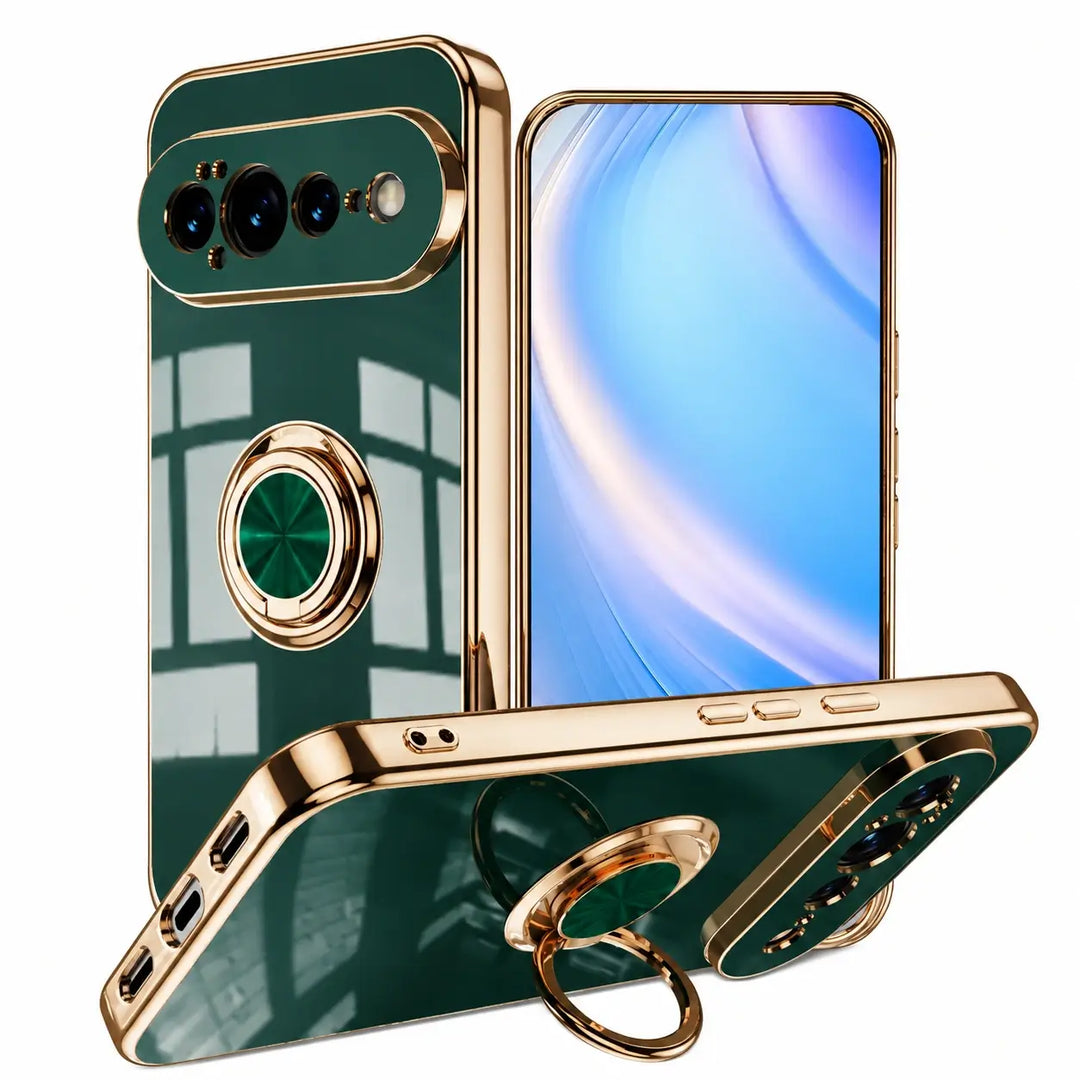 Luxury Magnetic Ring Holder Case