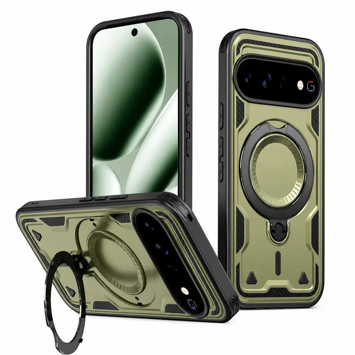 Rugged Magnetic Ring Stand Case for Pixel Series