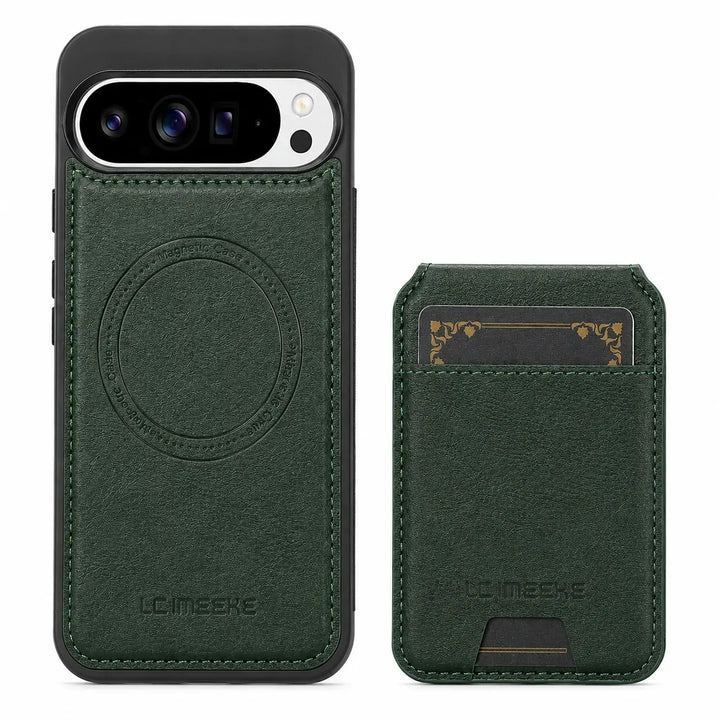 Magnetic Leather Case with Wallet For Pixel Series