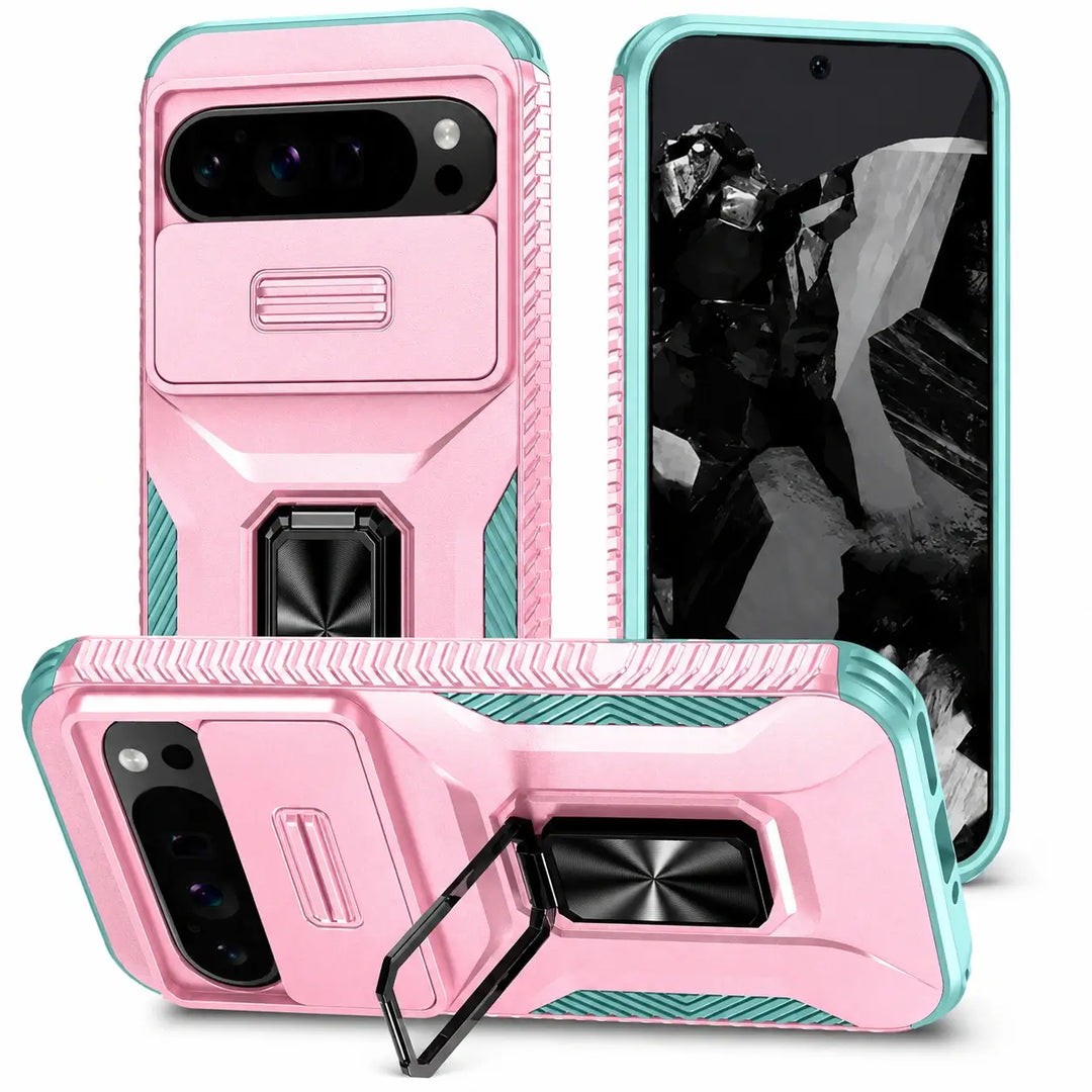 Rugged Armor Case with Camera Cover & Stand