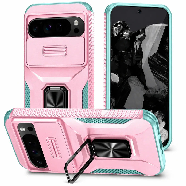 Rugged Armor Case with Camera Cover & Stand