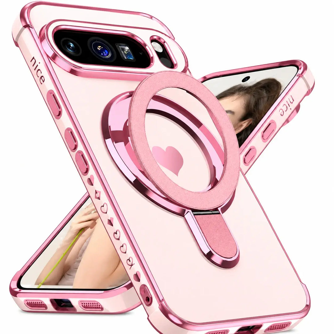 Heart Ring Stand Case for Google Pixel Series