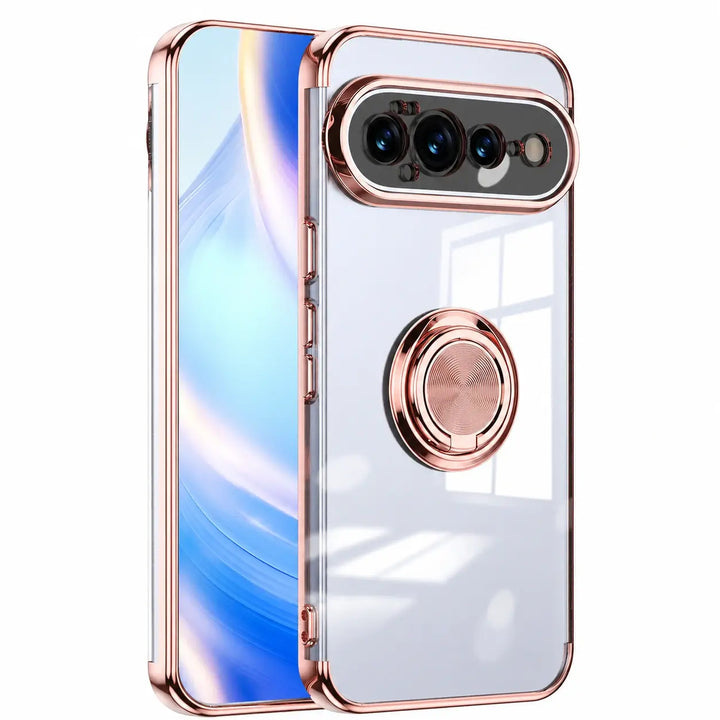 Clear Magnetic Ring Stand Case for Pixel Series