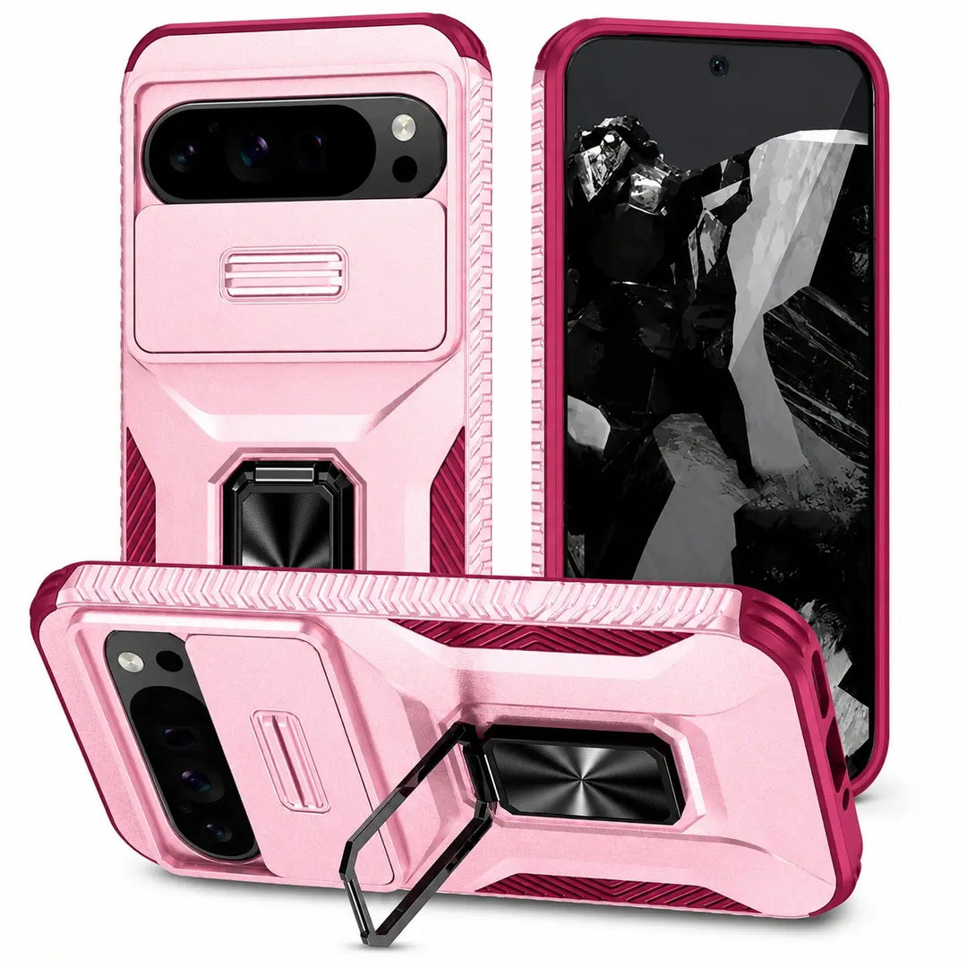Rugged Armor Case with Camera Cover & Stand
