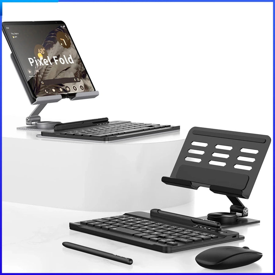 Desk Stand and Bluetooth Keyboard for Google Pixel Fold