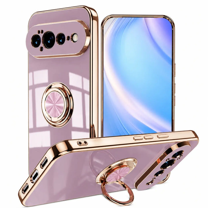 Luxury Magnetic Ring Holder Case