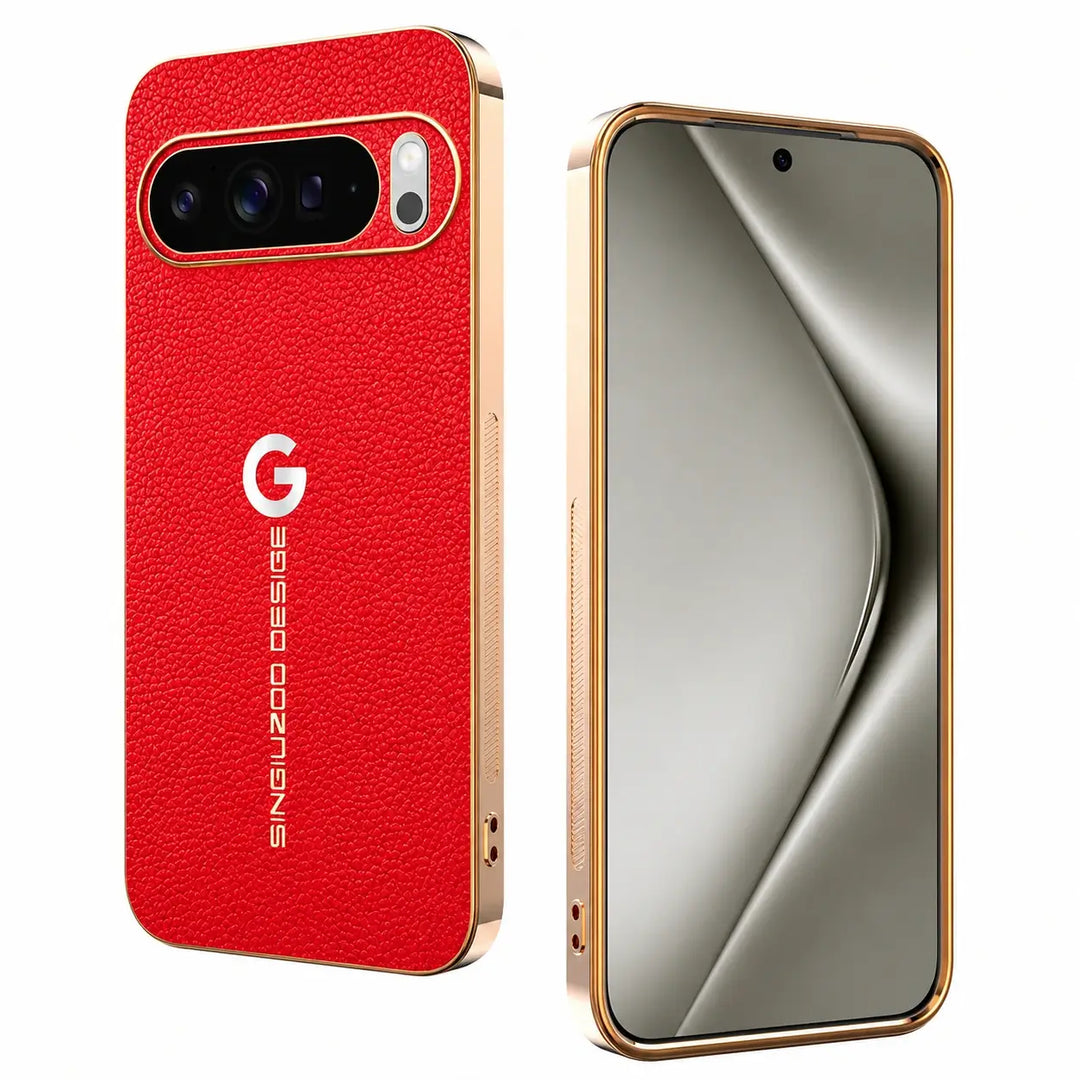 Luxe Leather Armor Case For Google Pixel