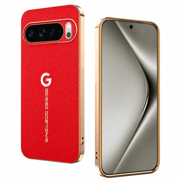 Luxe Leather Armor Case For Google Pixel