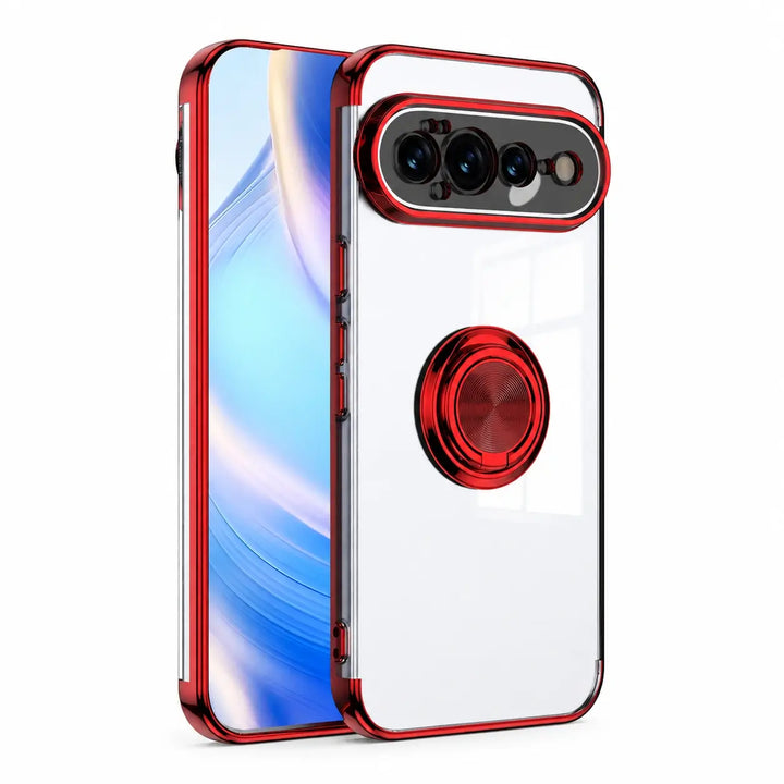 Clear Magnetic Ring Stand Case for Pixel Series