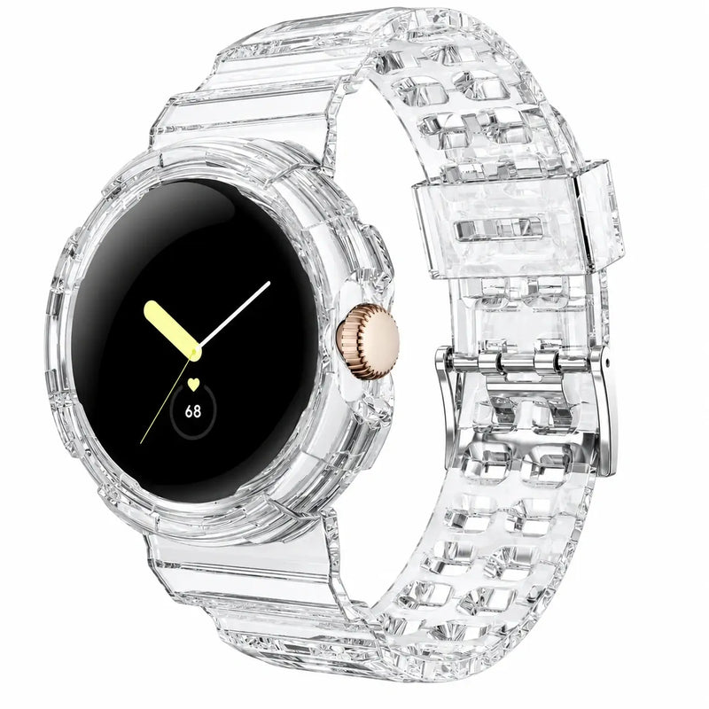 Clear Shockproof Strap Case for Google Pixel Watch 5